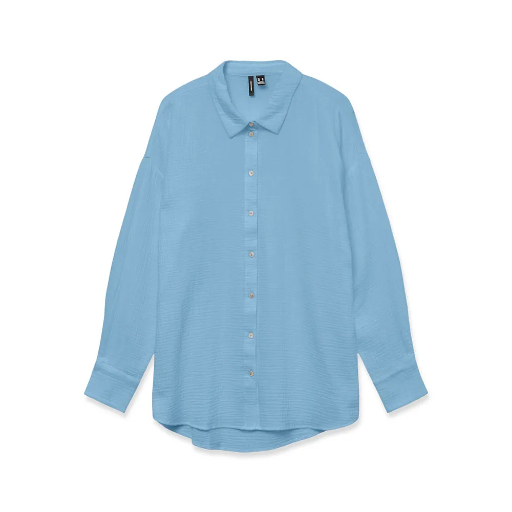 Рубашка с длинным рукавом Vero Moda Natali Nia, синий
Рубашка с длинным рукавом Vero Moda Natali Nia, синий