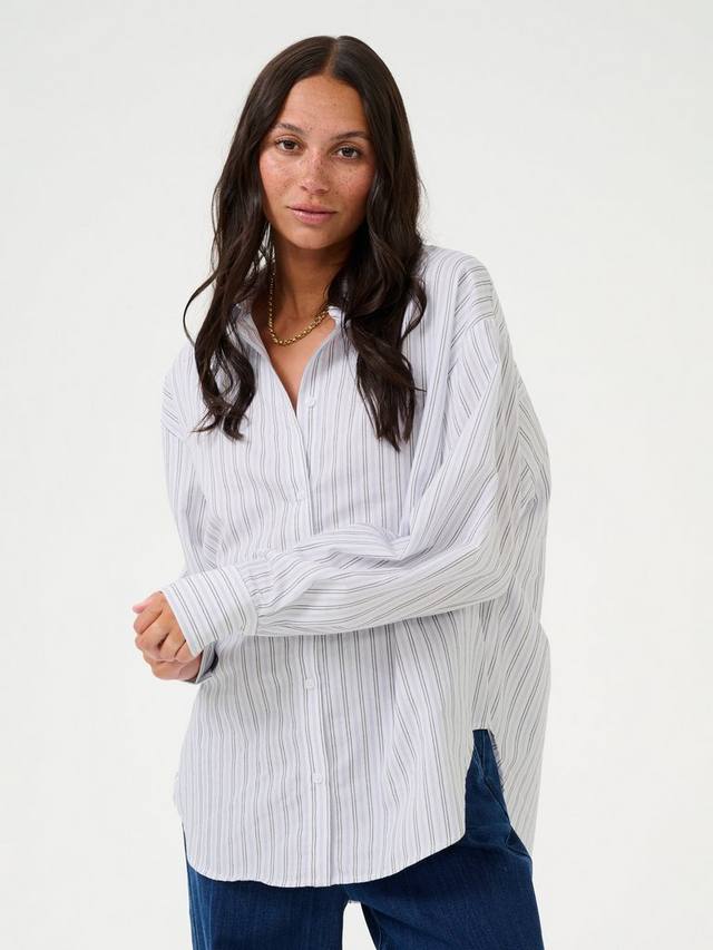 Рубашка Selma в полоску KAFFE, White/Blue
Рубашка Selma в полоску KAFFE, White/Blue