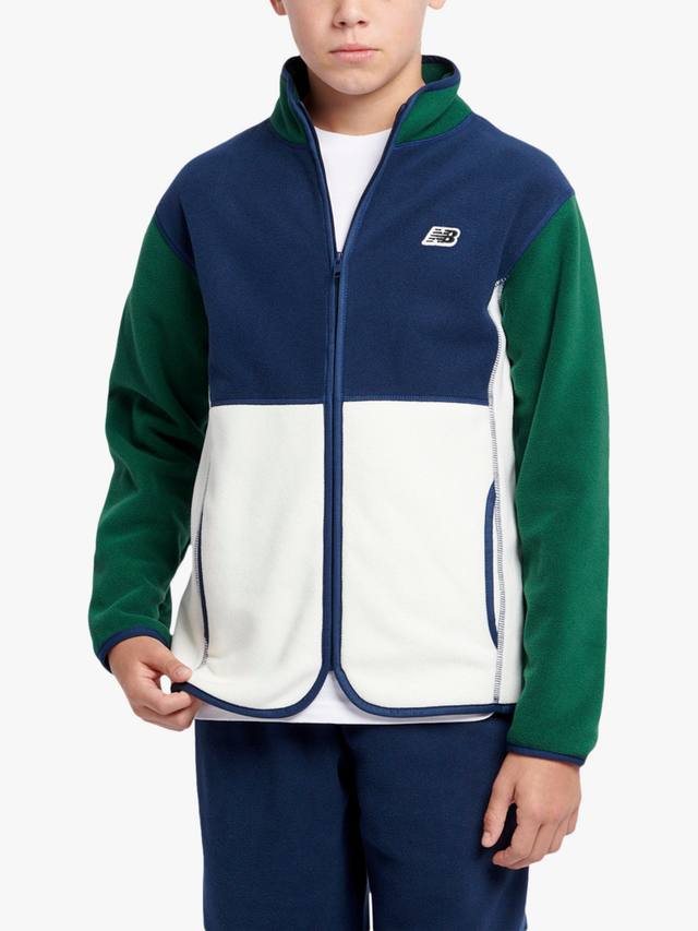 Детская флисовая куртка с молнией и воротником-воронкой New Balance, Navy/Multi
Детская флисовая куртка с молнией и воротником-воронкой New Balance, Navy/Multi