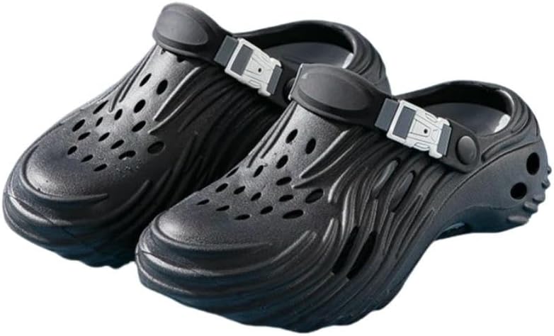 Мужские тапочки-клоги Летние модные сандалии для сада Обувь с толстой подошвой Повседневные водонепроницаемые туфли Dmmwcx, серый
Мужские тапочки-клоги Летние модные сандалии для сада Обувь с толстой подошвой Повседневные водонепроницаемые туфли Dmmwcx, серый