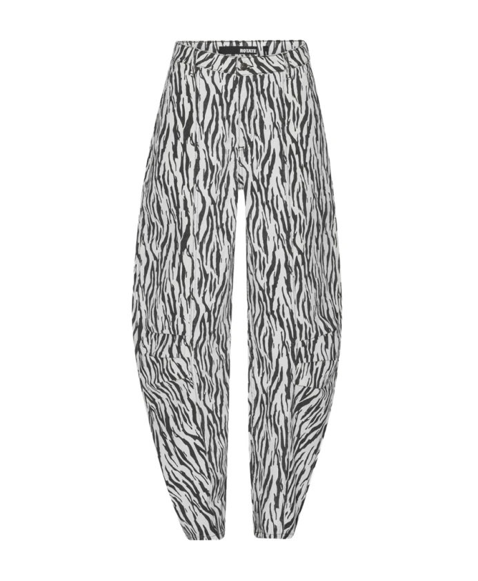 Брюки с высокой талией и зебровым принтом Rotate Birger Christensen, мультиколор
Брюки с высокой талией и зебровым принтом Rotate Birger Christensen, мультиколор