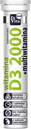 Доктор Вита, Таблетки шипучие Витамин Д 2000 мг + поливитамины, 20 таб. Inna marka
Доктор Вита, Таблетки шипучие Витамин Д 2000 мг + поливитамины, 20 таб. Inna marka