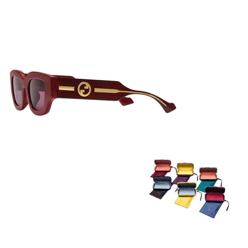 Прямоугольные солнцезащитные очки в оправе GUCCI, красный
Прямоугольные солнцезащитные очки в оправе GUCCI, красный