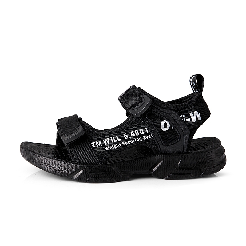 Сандалии детские с амортизацией и износостойкостью YUZHAOLIN, черный/белый 
Сандалии детские с амортизацией и износостойкостью YUZHAOLIN, черный/белый