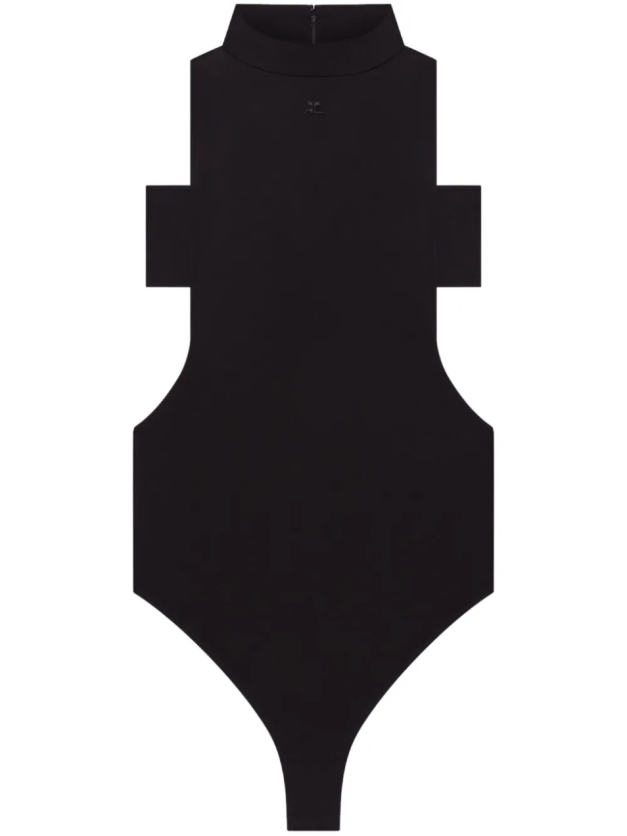 Боди с высоким воротником Courrèges, черный
Боди с высоким воротником Courrèges, черный