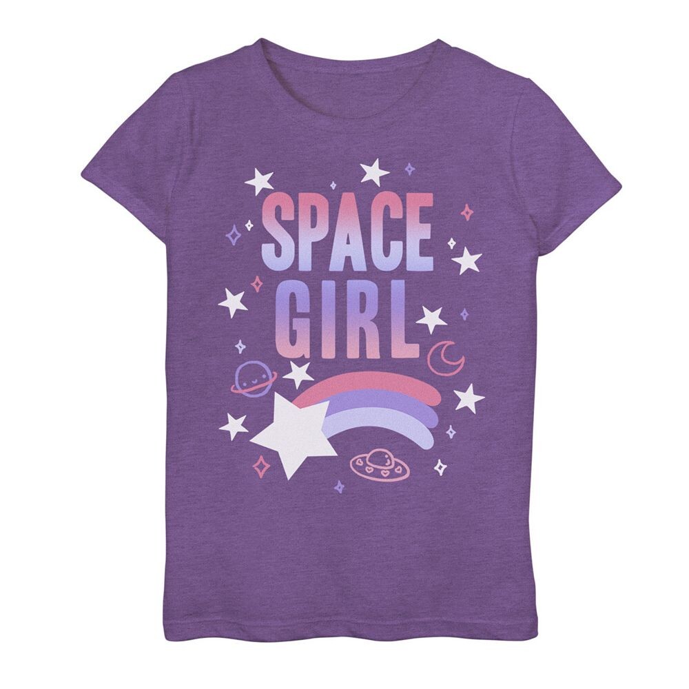 Футболка с графическим текстом «Space Girl» для девочек 7–16 лет Licensed Character, цвет Purple Heather
Футболка с графическим текстом «Space Girl» для девочек 7–16 лет Licensed Character, цвет Purple Heather