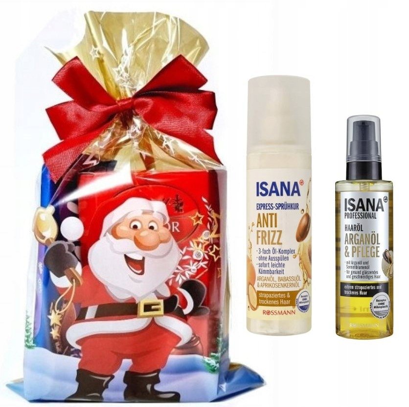 Подарочный набор Isana для женщин, кондиционер для волос и аргановое масло
Подарочный набор Isana для женщин, кондиционер для волос и аргановое масло
