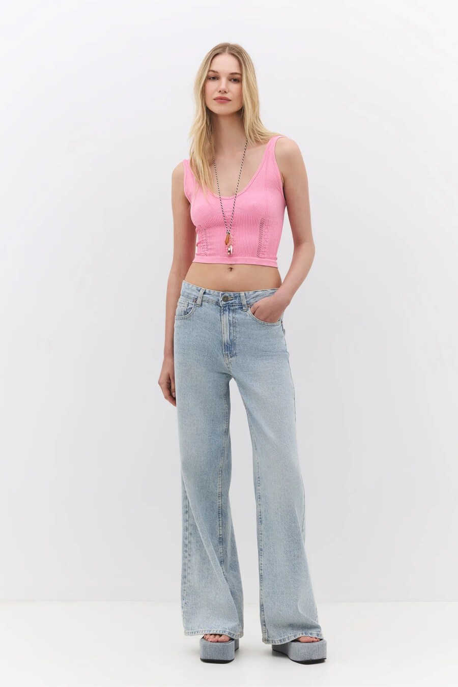 Вязаный топ No Matter What, светло-розовый
Вязаный топ No Matter What, светло-розовый