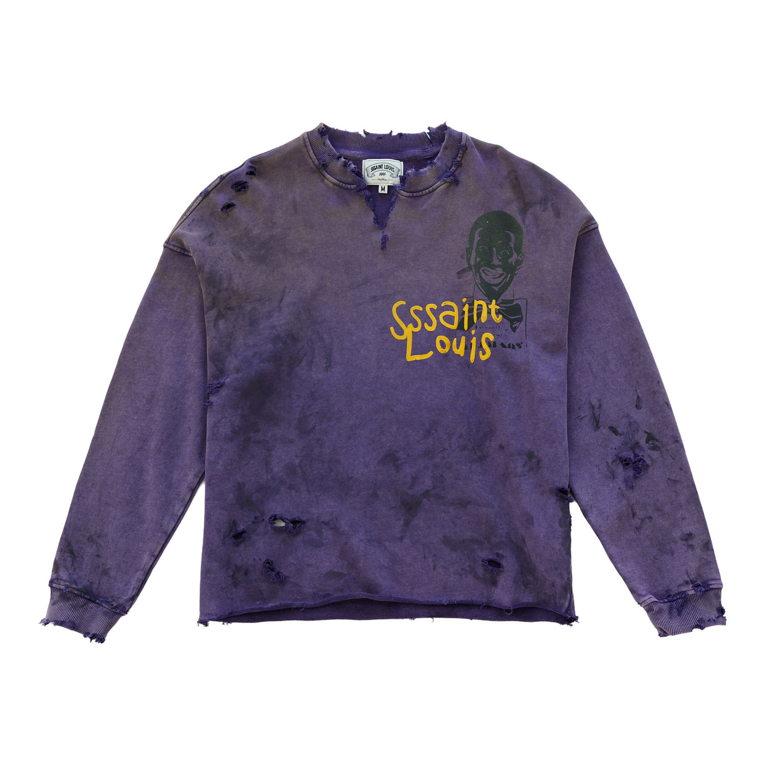 Sssaint Louis Толстовка унисекс фиолетовая
Sssaint Louis Толстовка унисекс фиолетовая
