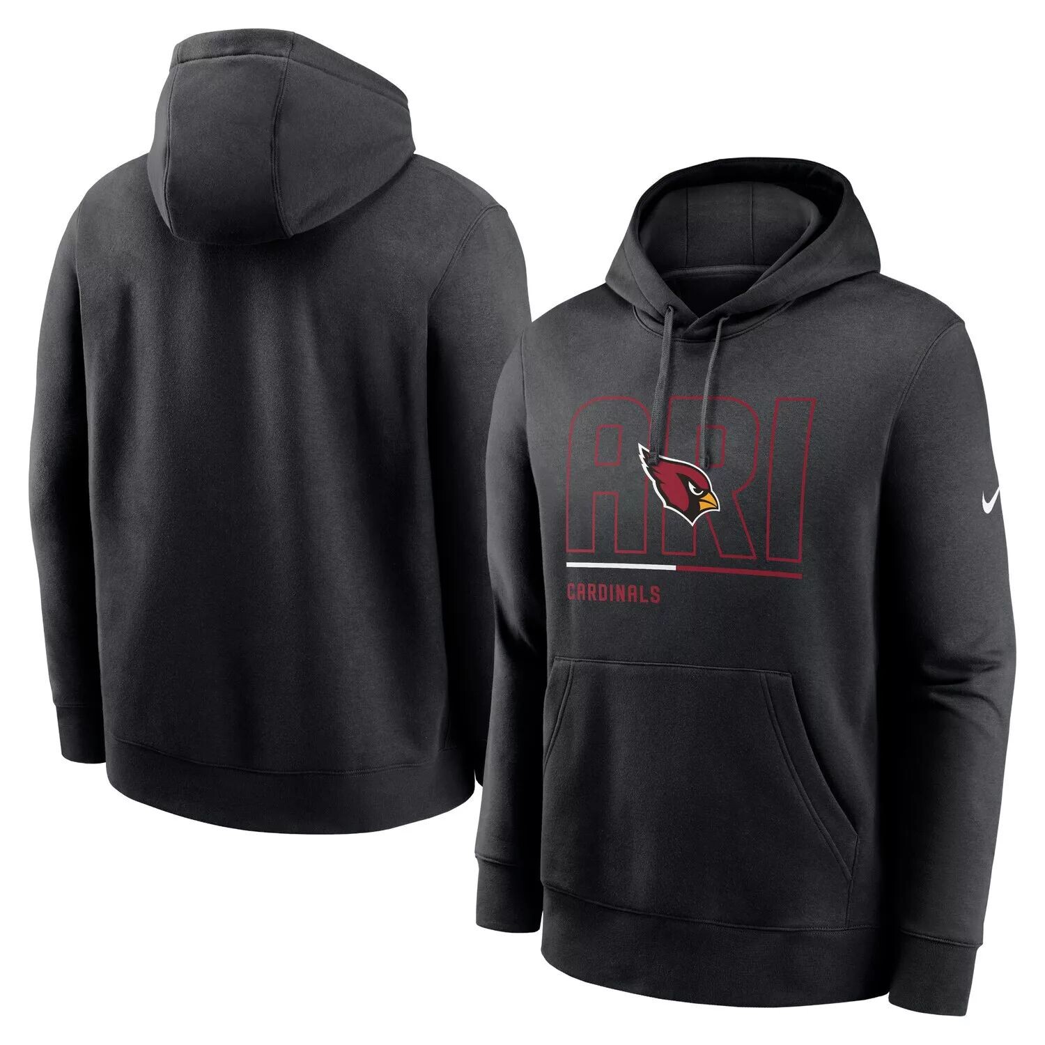 Мужской черный флисовый пуловер с капюшоном Arizona Cardinals City Code Club Nike
Мужской черный флисовый пуловер с капюшоном Arizona Cardinals City Code Club Nike
