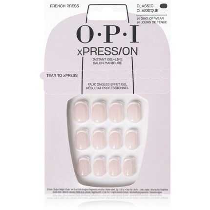 OPI xPRESSON Искусственные ногти Маникюр французский 30 шт.
OPI xPRESSON Искусственные ногти Маникюр французский 30 шт.