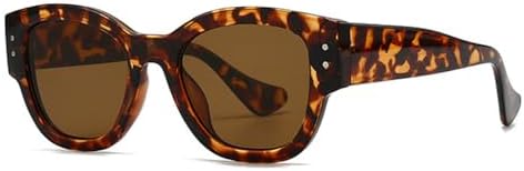 Ретро-солнцезащитные очки 2027 года для женщин с заклепками, градиентными линзами и защитой от УФ-излучения UV400, панк-солнцезащитные очки для мужчин MTZJH, Leopard Tea
Ретро-солнцезащитные очки 2027 года для женщин с заклепками, градиентными линзами и защитой от УФ-излучения UV400, панк-солнцезащитные очки для мужчин MTZJH, Leopard Tea