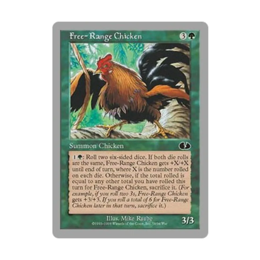 CCG Курица на свободном выгуле (C), MTG - Unglued
CCG Курица на свободном выгуле (C), MTG - Unglued
