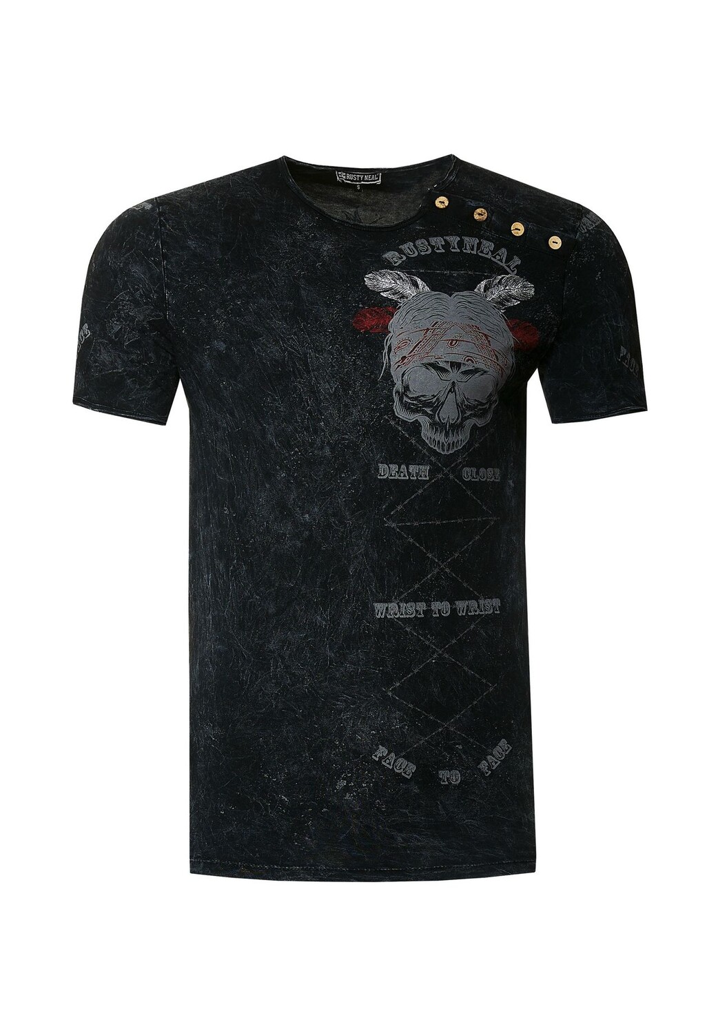 Футболка с стираным принтом RUSTY NEAL, черный
Футболка с стираным принтом RUSTY NEAL, черный