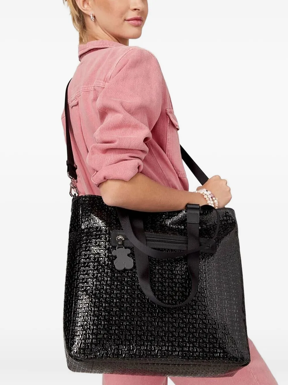 Сумка-шоппер с логотипом TOUS, черный
Сумка-шоппер с логотипом TOUS, черный