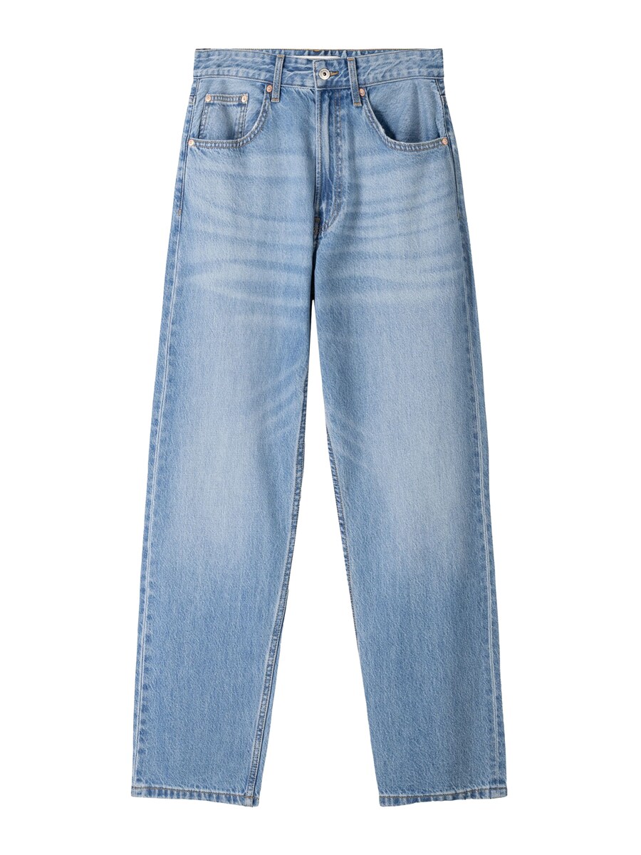 Обычные джинсы Bershka, синий деним
Обычные джинсы Bershka, синий деним