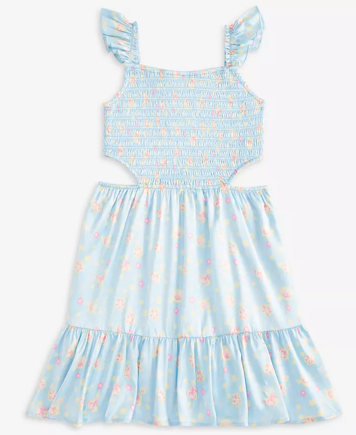 Платье Big Girl Flutter с вырезом на плече With Jules, синий
Платье Big Girl Flutter с вырезом на плече With Jules, синий