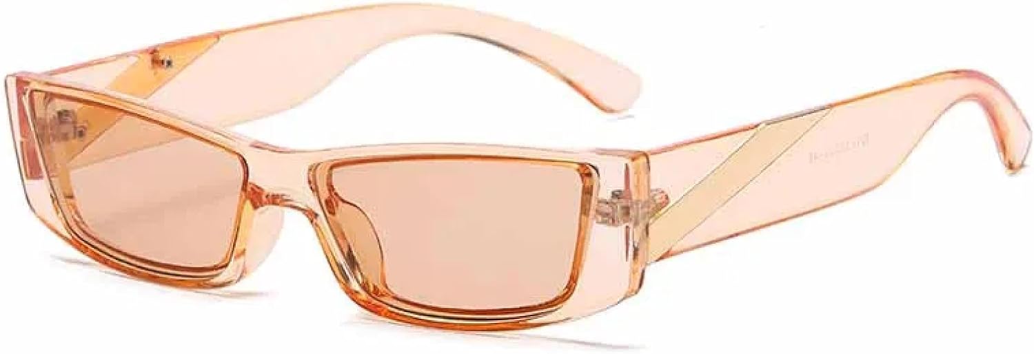 Роскошные маленькие прямоугольные солнцезащитные очки для женщин и мужчин, модные винтажные очки в стиле хип-хоп, очки для вождения на открытом воздухе, защита от УФ-излучения UV400 TKKTLLT, Champagne Champagne
Роскошные маленькие прямоугольные солнцезащитные очки для женщин и мужчин, модные винтажные очки в стиле хип-хоп, очки для вождения на открытом воздухе, защита от УФ-излучения UV400 TKKTLLT, Champagne Champagne