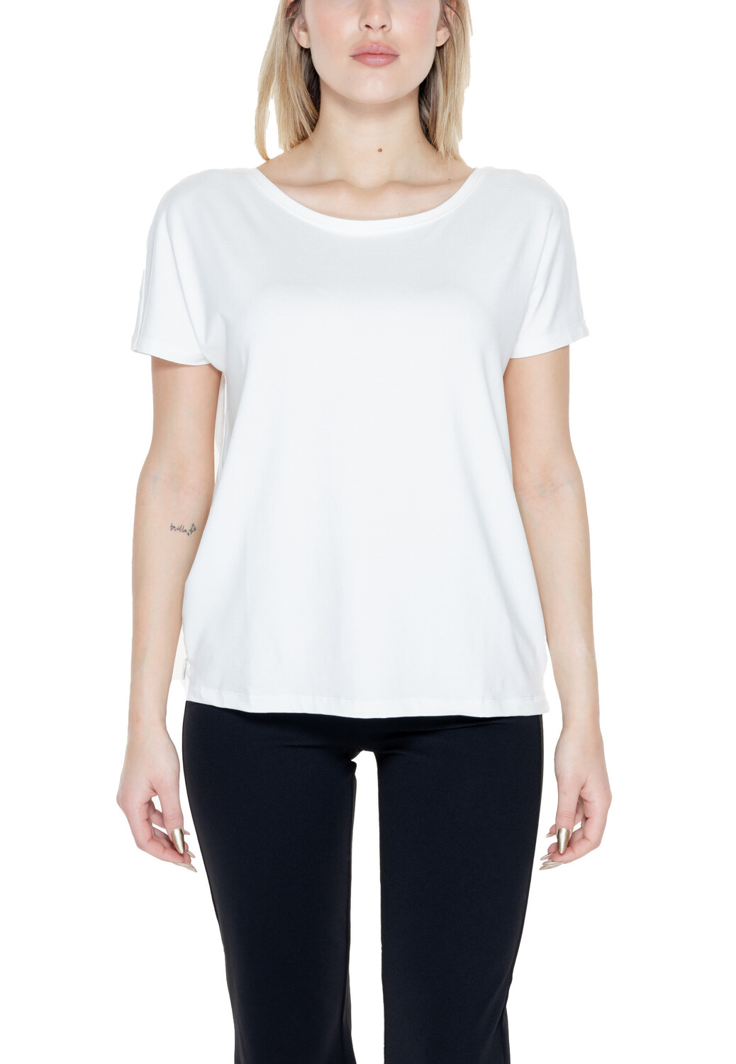 Футболка женская Street One из вискозы, белый 
Футболка женская Street One из вискозы, белый