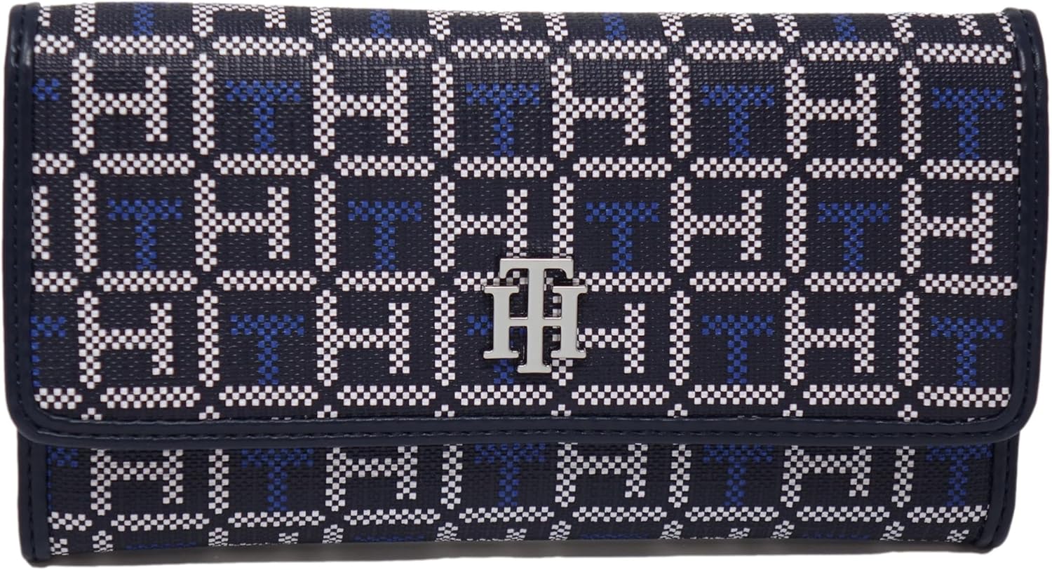Женская сумка-клатч Tommy Hilfiger с принтом логотипа TH в форме чековой книжки - темно-синий/белый, Navy Blue/White
Женская сумка-клатч Tommy Hilfiger с принтом логотипа TH в форме чековой книжки - темно-синий/белый, Navy Blue/White
