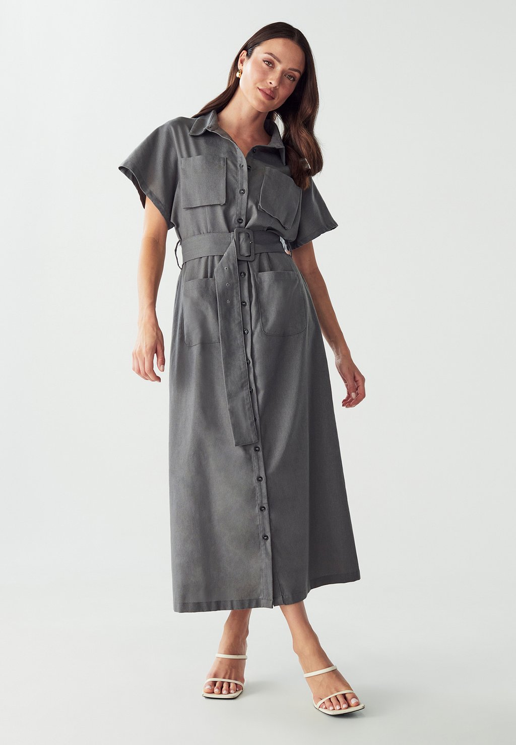 Платье-рубашка KULAN MIDI WILLA, серый
Платье-рубашка KULAN MIDI WILLA, серый