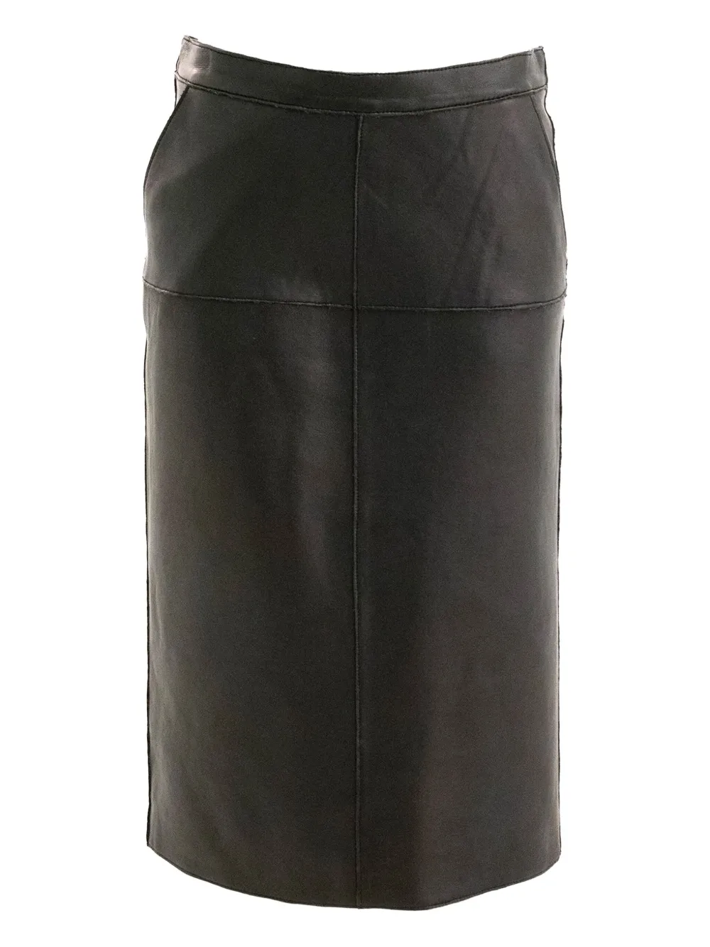 Кожаная юбка миди P.A.R.O.S.H., черный
Кожаная юбка миди P.A.R.O.S.H., черный