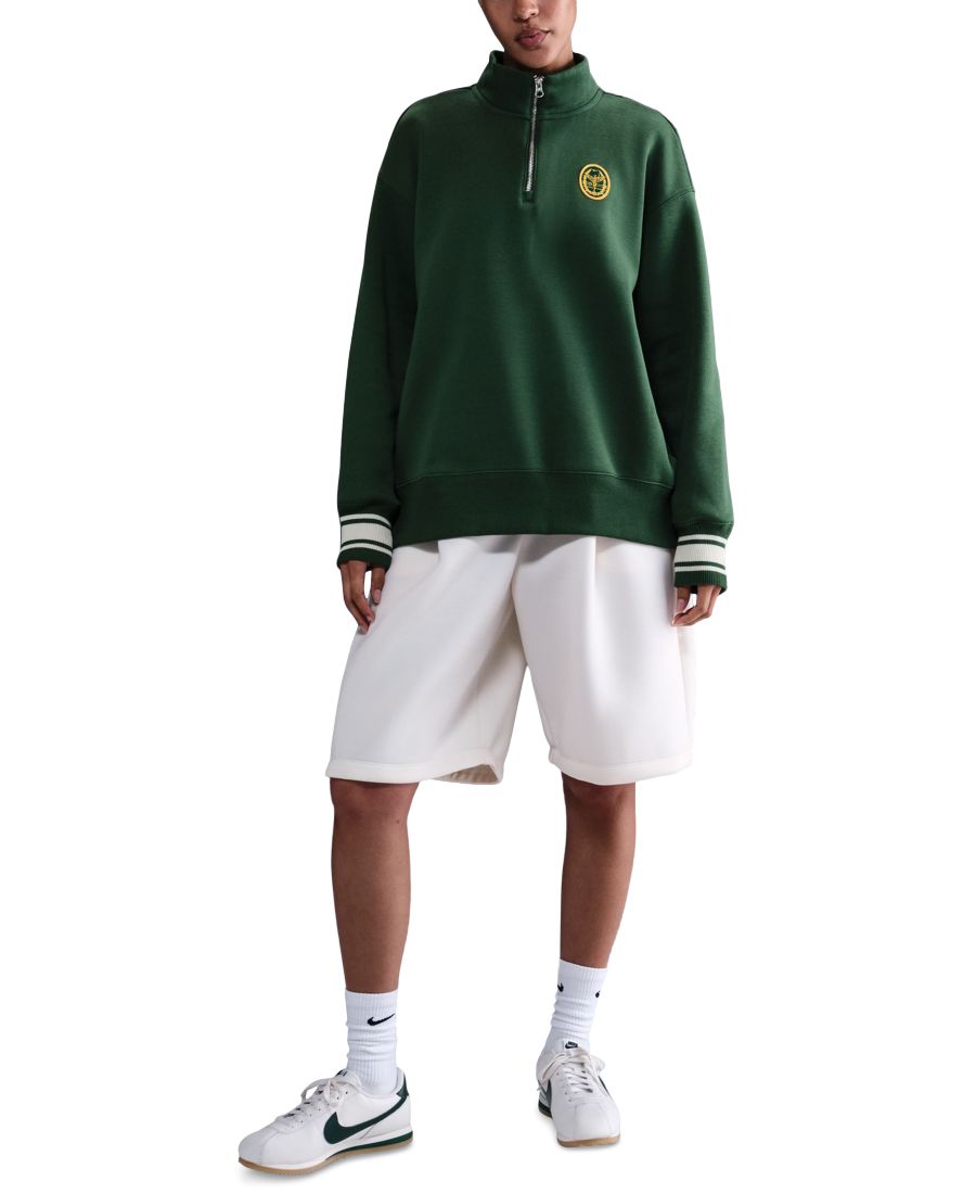 Женская толстовка Sportswear Phoenix Fleece Oversized с застежкой-молнией на четверть длины Nike, Fir/lt Orewood Brn/laser Orange
Женская толстовка Sportswear Phoenix Fleece Oversized с застежкой-молнией на четверть длины Nike, Fir/lt Orewood Brn/laser Orange