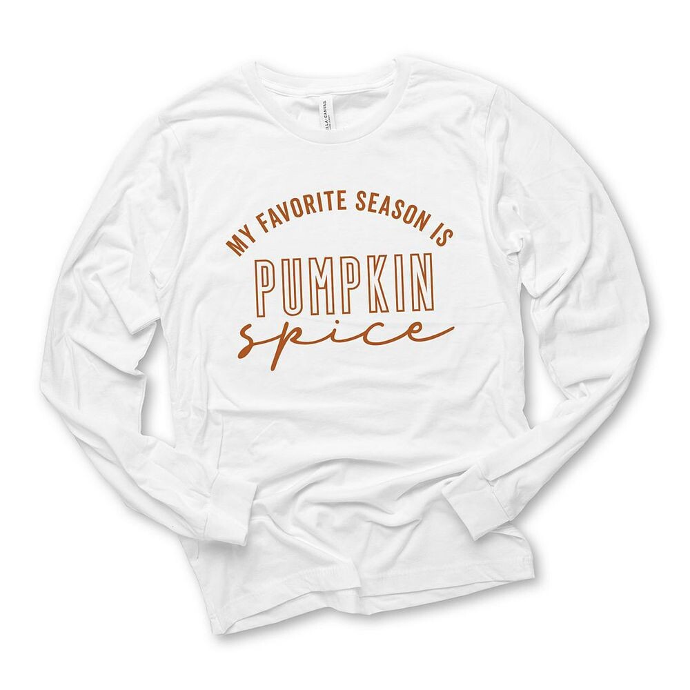 Футболка с длинными рукавами и рисунком My Favorite Season Is Pumpkin Spice Simply Sage Market, белый
Футболка с длинными рукавами и рисунком My Favorite Season Is Pumpkin Spice Simply Sage Market, белый