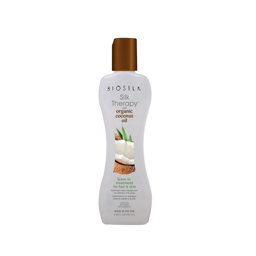 Набор для ухода за волосами silk therapy silk therapy with coconut oil leave in treatment Biosilk, объем 167 мл.
Набор для ухода за волосами silk therapy silk therapy with coconut oil leave in treatment Biosilk, объем 167 мл.