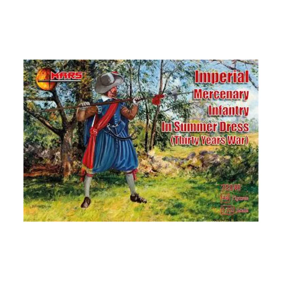 Имперская наёмная пехота в летней одежде, Thirty Years War Miniatures (1:72) (Mars Figures)
Имперская наёмная пехота в летней одежде, Thirty Years War Miniatures (1:72) (Mars Figures)
