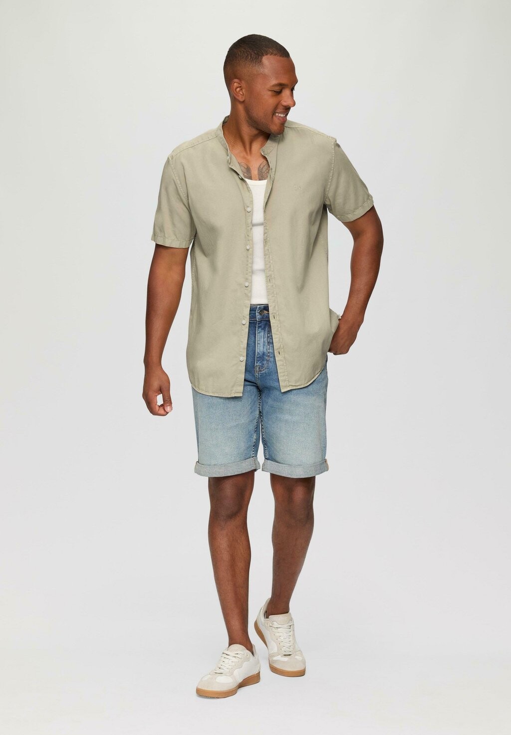 Рубашка GARMENT-DYED QS, бежевый
Рубашка GARMENT-DYED QS, бежевый