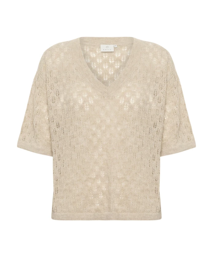 Пуловер Kalourine с V-образным вырезом Kaffe, бежевый
Пуловер Kalourine с V-образным вырезом Kaffe, бежевый