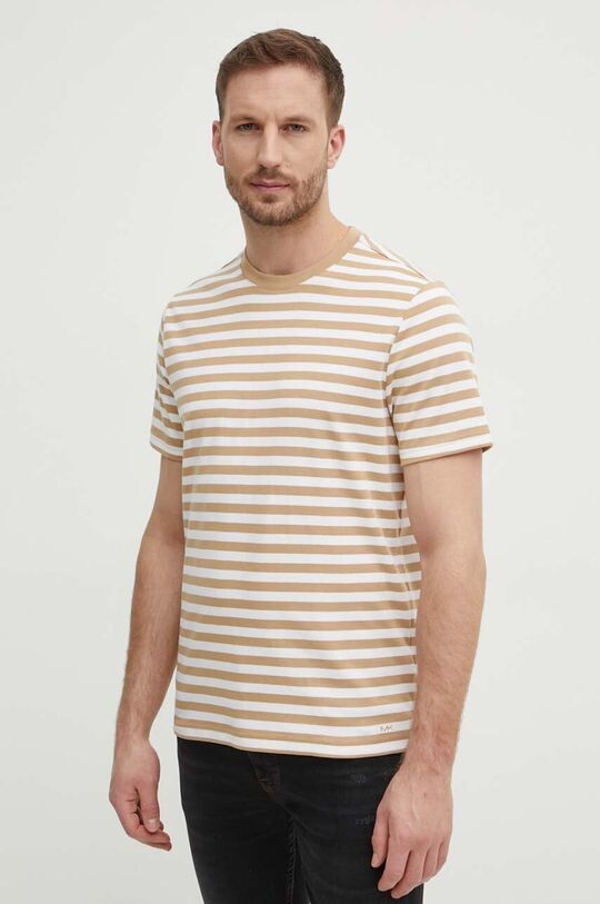 Хлопковая футболка Michael Kors, бежевый
Хлопковая футболка Michael Kors, бежевый