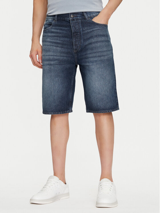 Джинсовые шорты прямого кроя Skate 50534641 Hugo, синий
Джинсовые шорты прямого кроя Skate 50534641 Hugo, синий