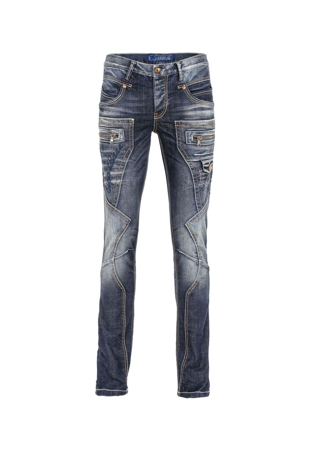 Джинсы из денима Cipo & Baxx, синий
Джинсы из денима Cipo & Baxx, синий