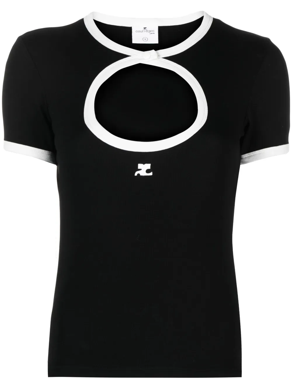 Топ с вырезами Courrèges, черный
Топ с вырезами Courrèges, черный