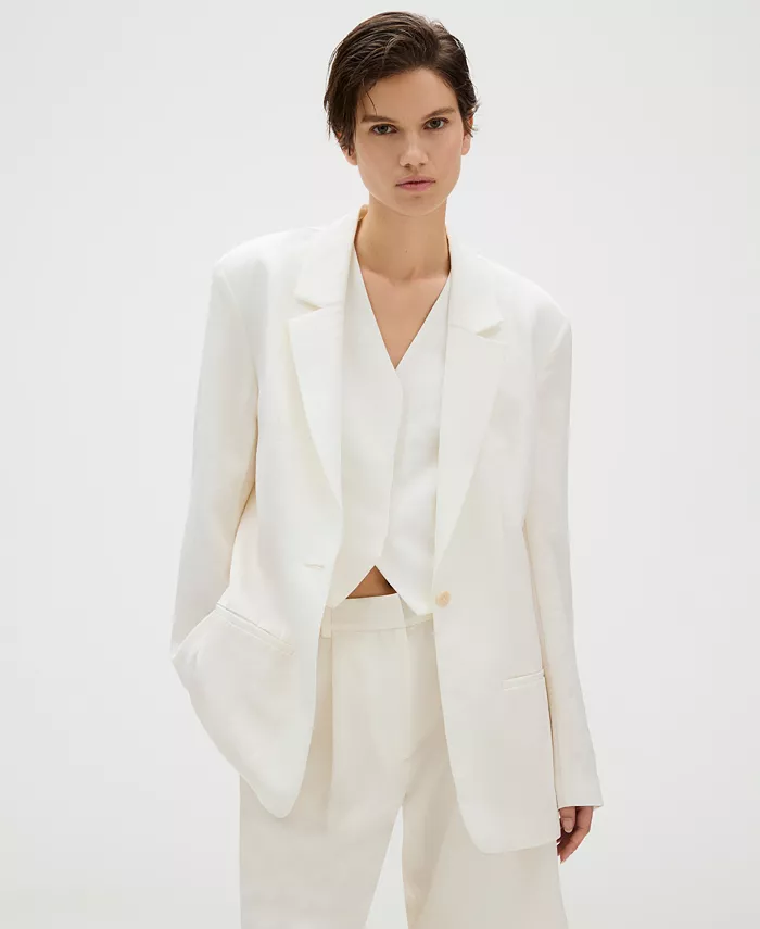 Женский блейзер с поясом и заостренным воротником Calvin Klein, белый
Женский блейзер с поясом и заостренным воротником Calvin Klein, белый