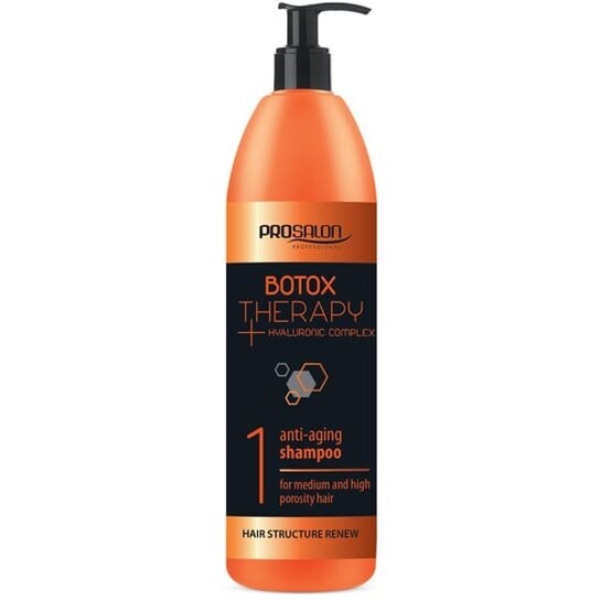Шампунь антивозрастной 1000 г Prosalon Professional Botox Therapy, Chantal
Шампунь антивозрастной 1000 г Prosalon Professional Botox Therapy, Chantal