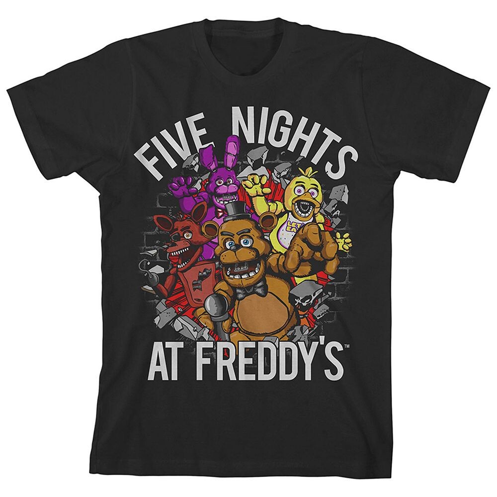 Футболка Five Nights at Freddys для мальчиков 8–20 лет с рисунком Licensed Character, черный
Футболка Five Nights at Freddys для мальчиков 8–20 лет с рисунком Licensed Character, черный