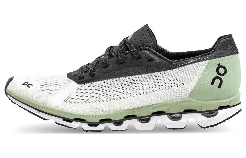 Кроссовки On Cloudboom 'White Black Sage', черный/белый 
Кроссовки On Cloudboom 'White Black Sage', черный/белый