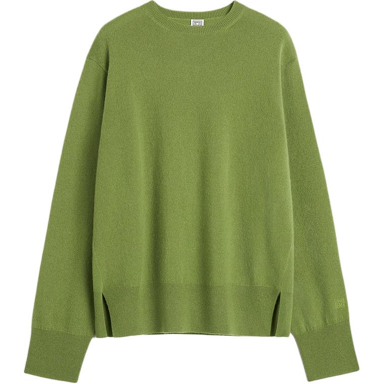 Свитер с круглым вырезом горловины из кашемира TOTEME, цвет лавровый зеленый
Свитер с круглым вырезом горловины из кашемира TOTEME, цвет лавровый зеленый