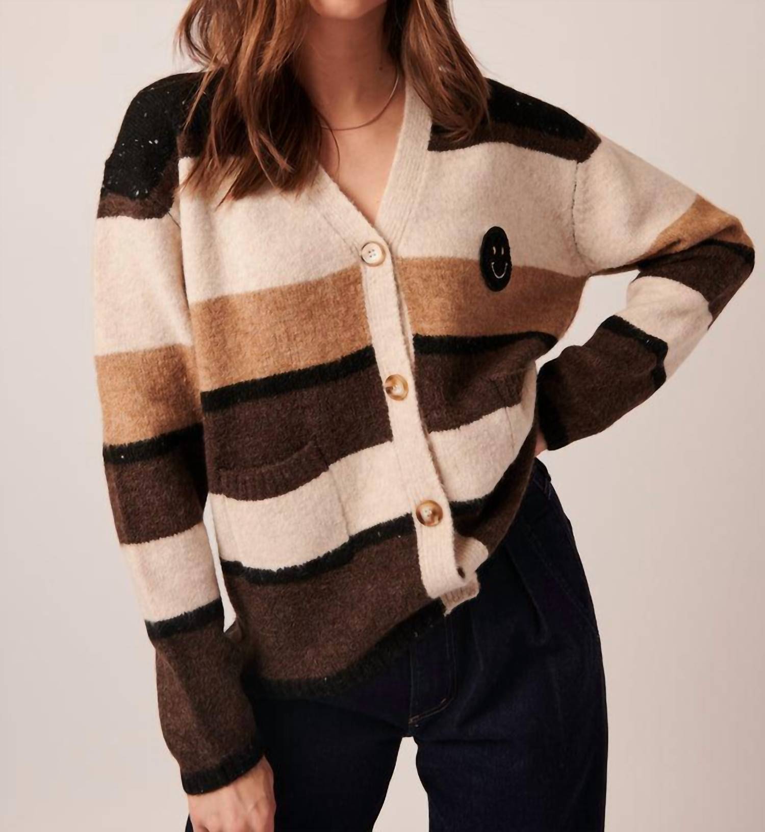 Кардиган Kit в коричневом цвете JOHN + JENN 
Кардиган Kit в коричневом цвете JOHN + JENN