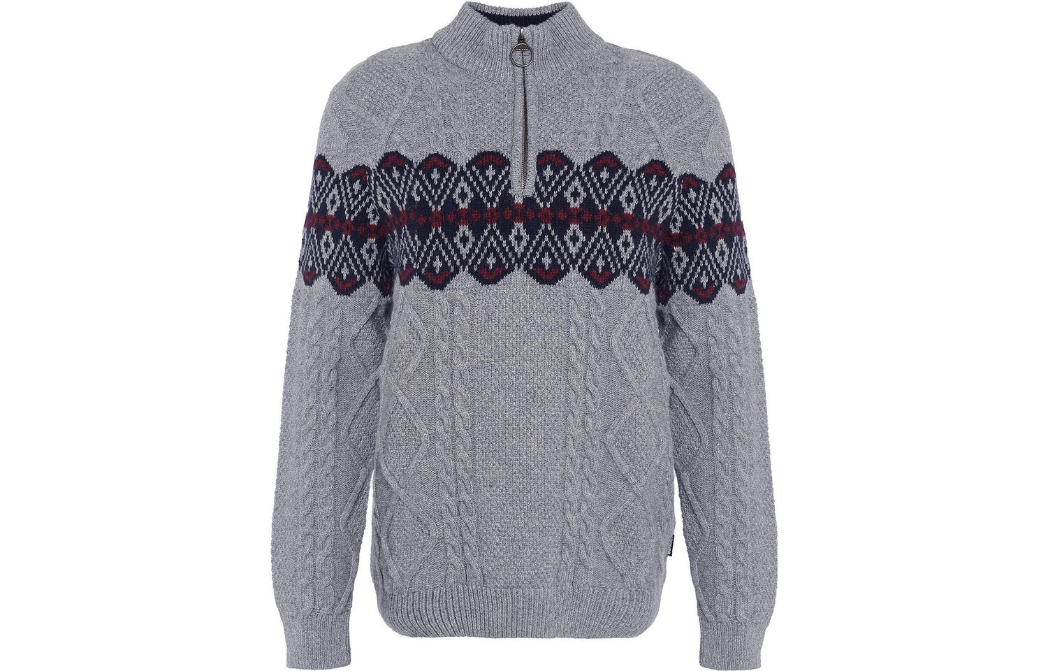 BARBOUR Свитер Alwinton с полузастежкой мужской серый
BARBOUR Свитер Alwinton с полузастежкой мужской серый