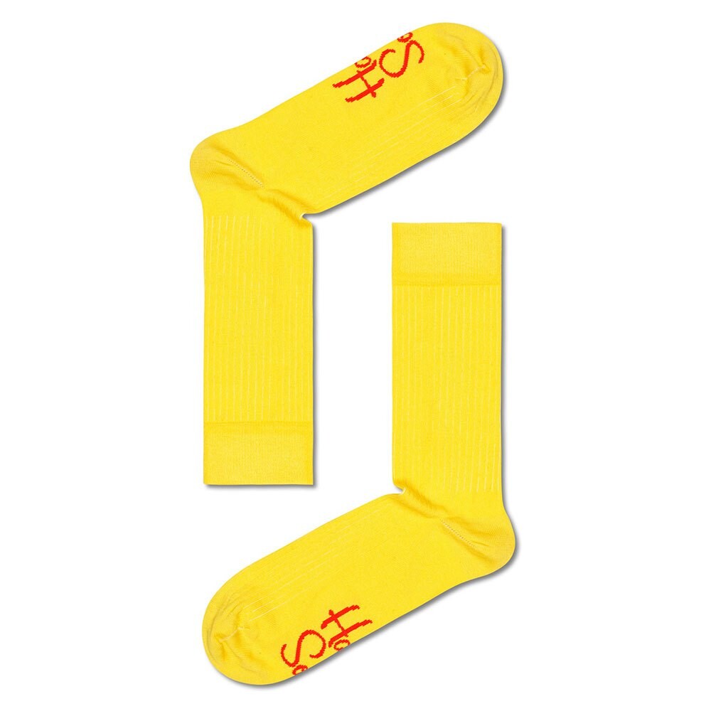 Носки Happy HS602-R Solid Rib, желтый
Носки Happy HS602-R Solid Rib, желтый