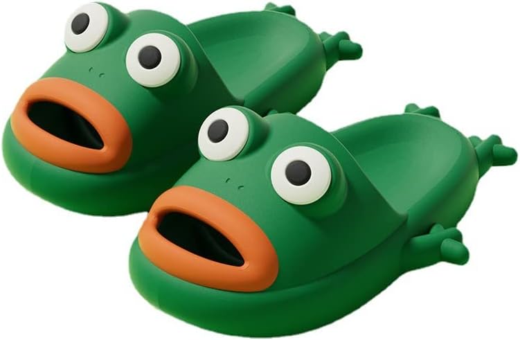 Шлепанцы с лягушками для женщин и мужчин, тапочки-шлепанцы Cloud Slides с оригинальным рисунком лягушек, нескользящие шлепанцы-сандалии с подушечками Milang, зеленый
Шлепанцы с лягушками для женщин и мужчин, тапочки-шлепанцы Cloud Slides с оригинальным рисунком лягушек, нескользящие шлепанцы-сандалии с подушечками Milang, зеленый