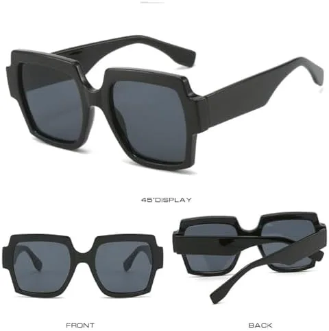 Квадратные женские солнцезащитные очки в винтажном стиле, мужские солнцезащитные очки больших размеров, женские очки с защитой от УФ-излучения UV400 MTZJH, Flower
Квадратные женские солнцезащитные очки в винтажном стиле, мужские солнцезащитные очки больших размеров, женские очки с защитой от УФ-излучения UV400 MTZJH, Flower