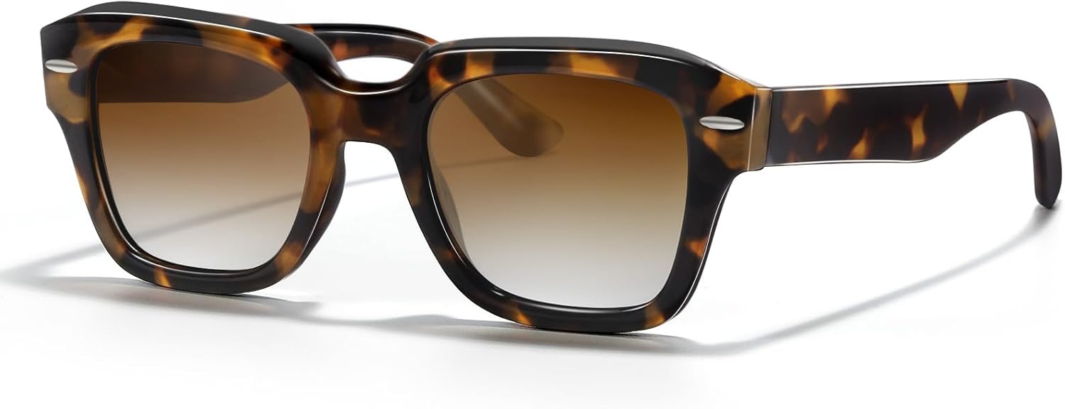 Поляризованные солнцезащитные очки для женщин, классический ретро-стиль, квадратная форма, солнцезащитные очки для женщин и мужчин, для вождения, рыбалки, с защитой от УФ-излучения Foliful, A1-bright Leopard Frame Gradient Brown
Поляризованные солнцезащитные очки для женщин, классический ретро-стиль, квадратная форма, солнцезащитные очки для женщин и мужчин, для вождения, рыбалки, с защитой от УФ-излучения Foliful, A1-bright Leopard Frame Gradient Brown