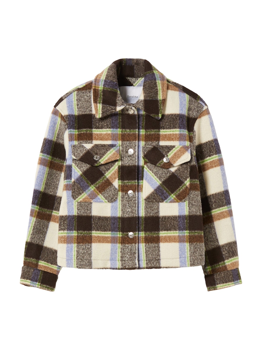 Куртка межсезонная Bershka, экрю
Куртка межсезонная Bershka, экрю