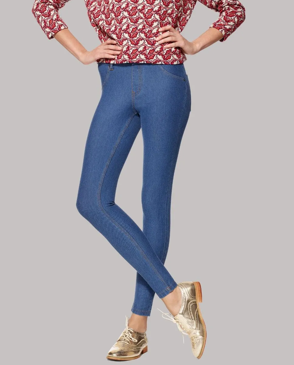 Женские леггинсы гладкие с поясными шлевками Hue, синий
Женские леггинсы гладкие с поясными шлевками Hue, синий