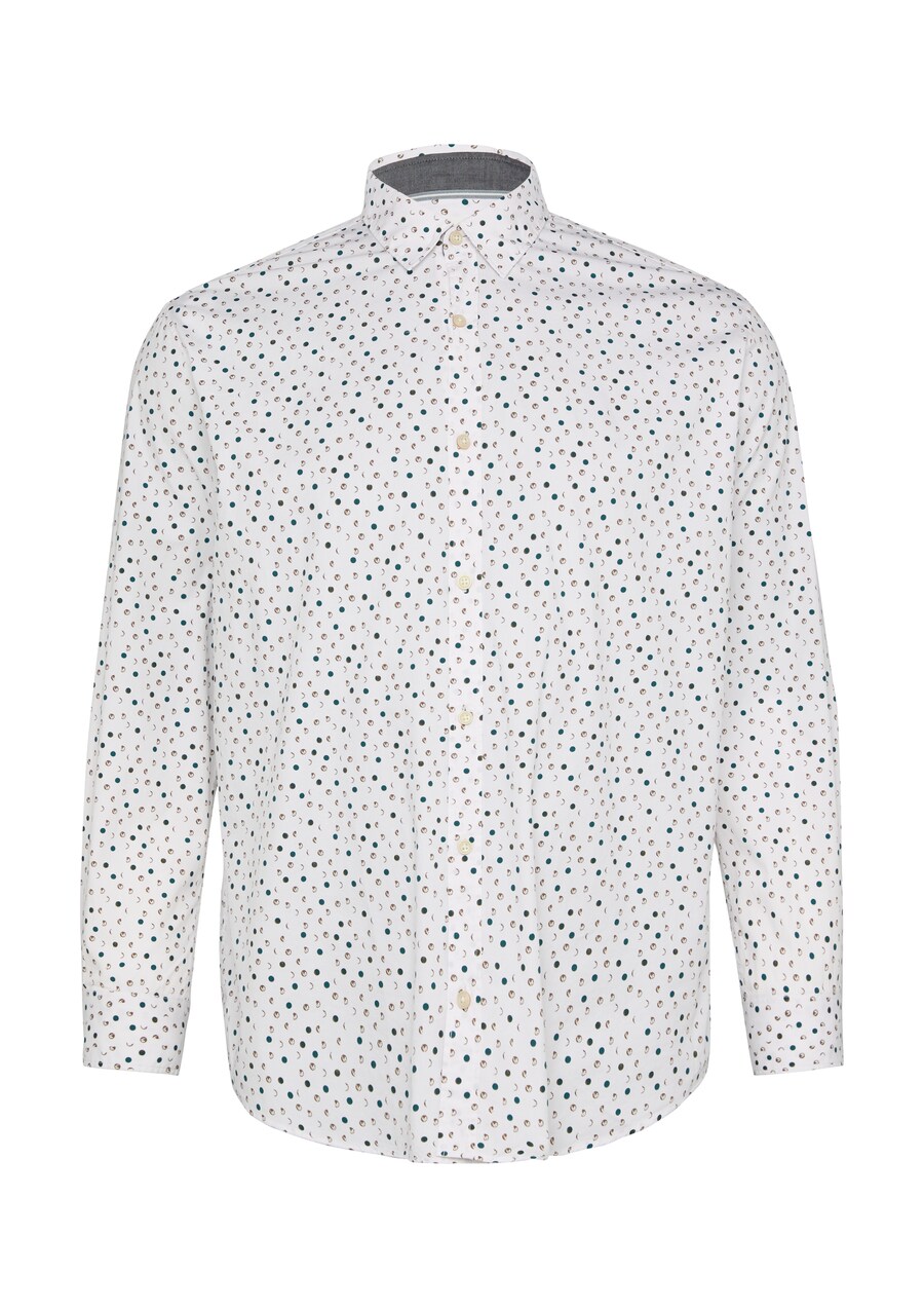 Приталенная рубашка на пуговицах s.Oliver, белый
Приталенная рубашка на пуговицах s.Oliver, белый